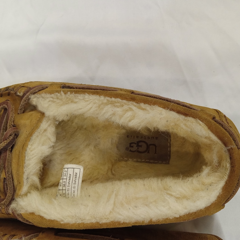 UGG Australia Women Dakota Moccasin Chestnut Slipper US Size 7 Loafer - Picture 7 of 11
